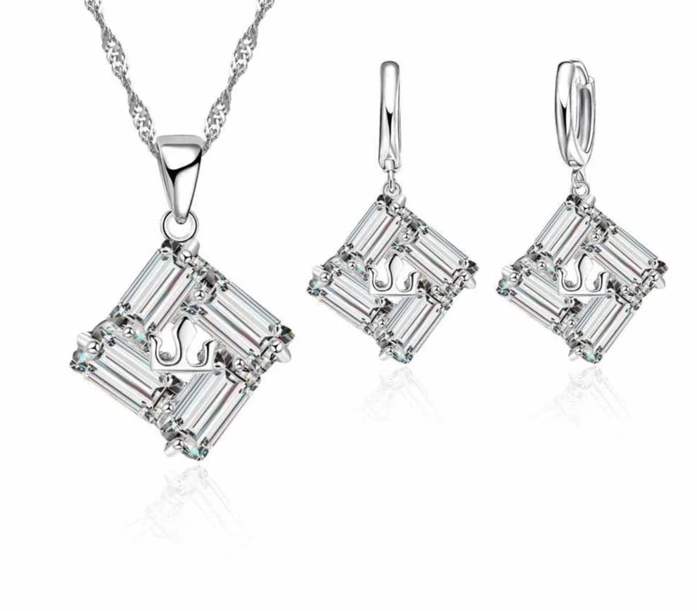Versatile Pendant Necklace & Earring
