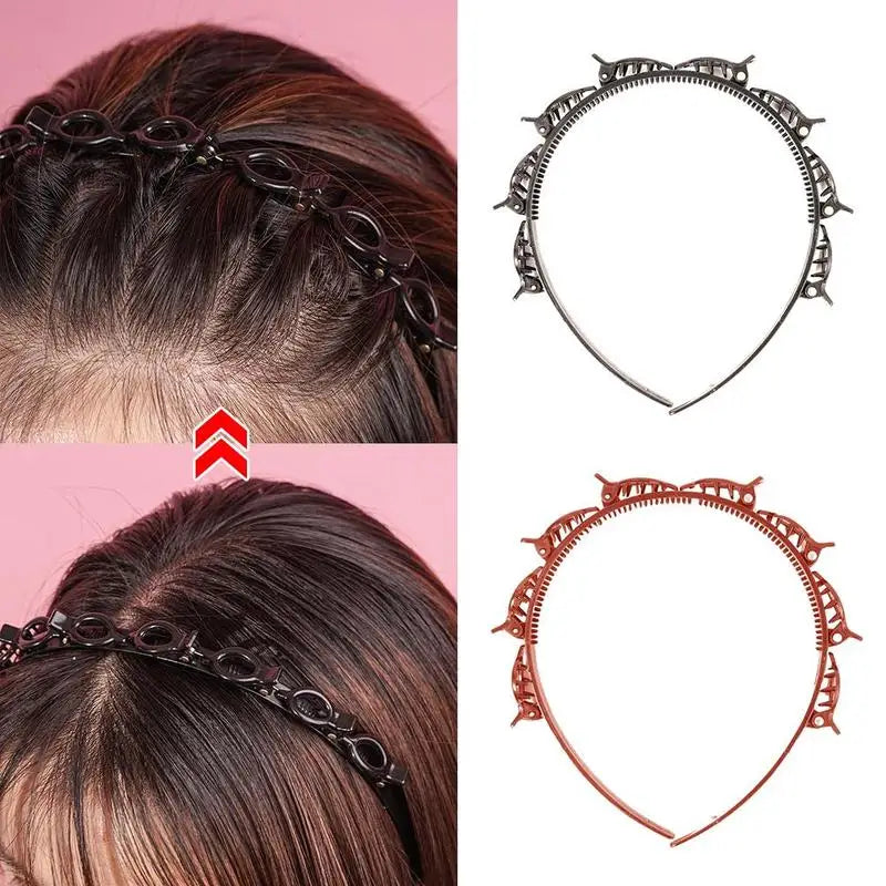 Double Layer Braided Headband