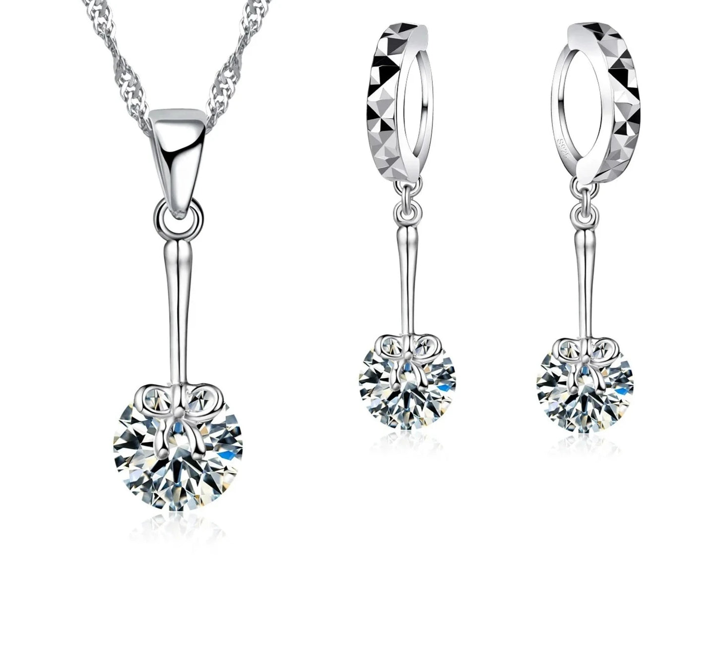 Versatile Pendant Necklace & Earring