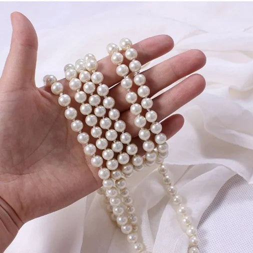 Sophisticated Pearl Bead Necklace