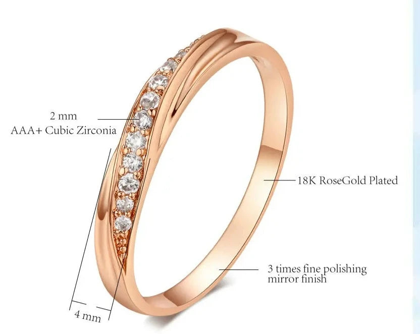 Radiant Zirconia Ring For Women Lovers