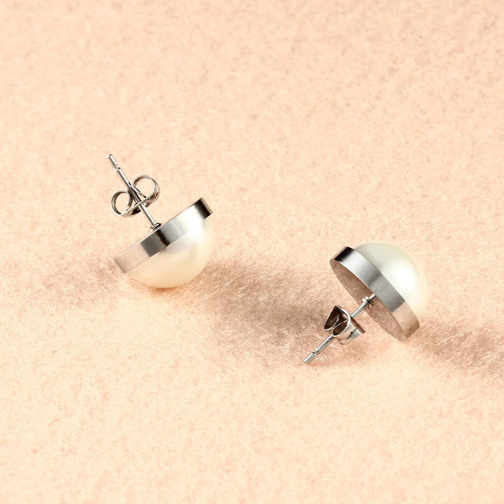 Pearl Stud Earrings