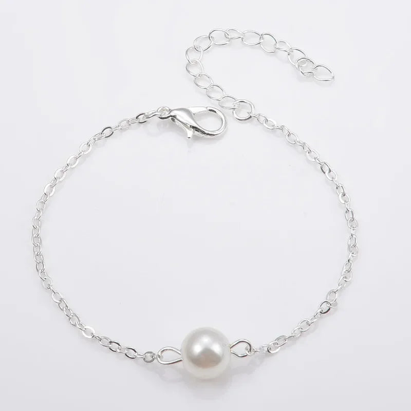 Single Pearl Bridesmaid Bracelet