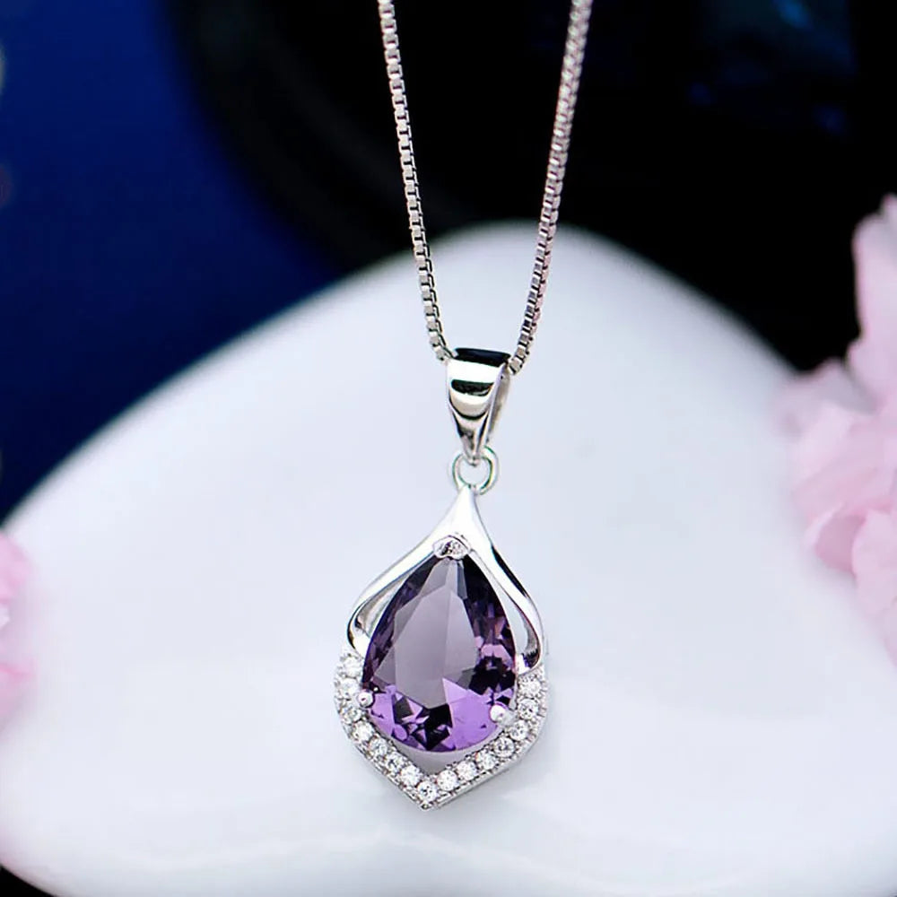 Amethyst Aura Pendant