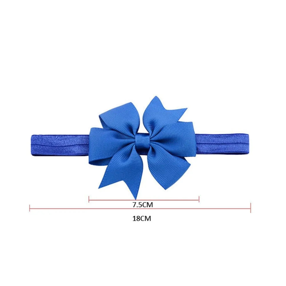 Pinwheel Elastic Hair Bows