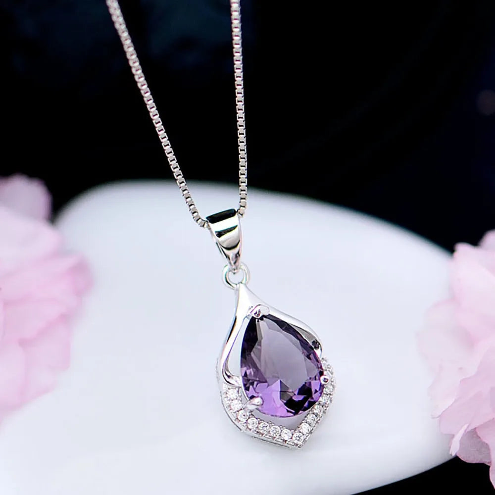 Amethyst Aura Pendant