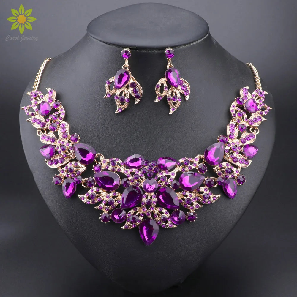 Fashion Crystal Necklace Set