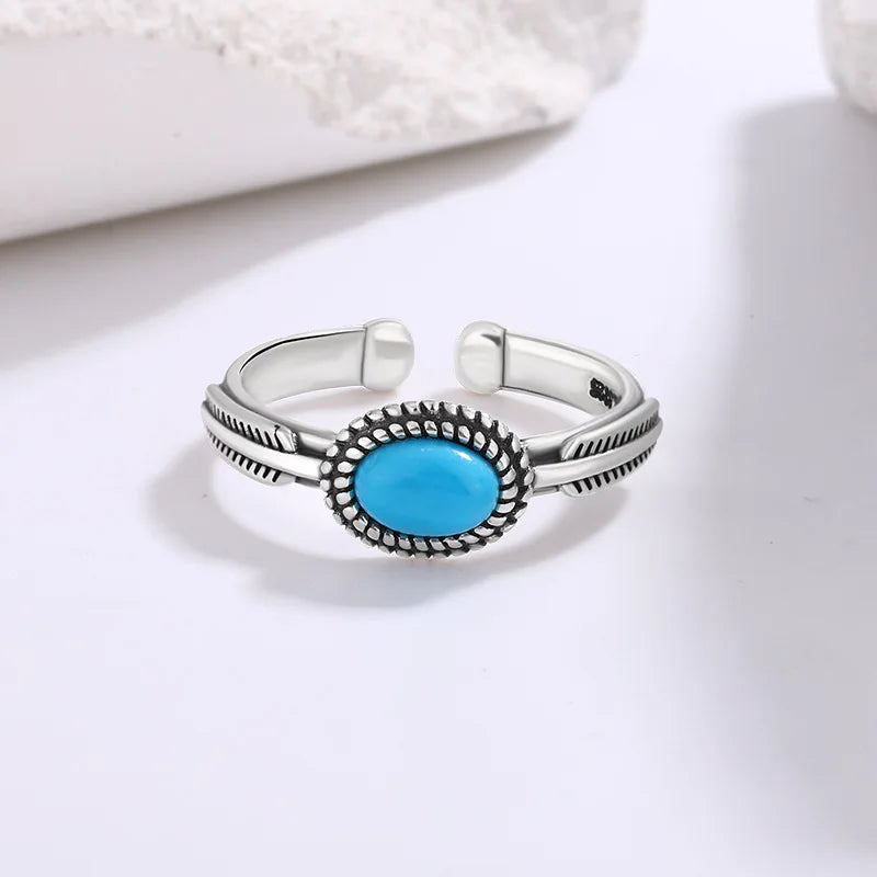 Vintage Turquoise Adjustable Rings