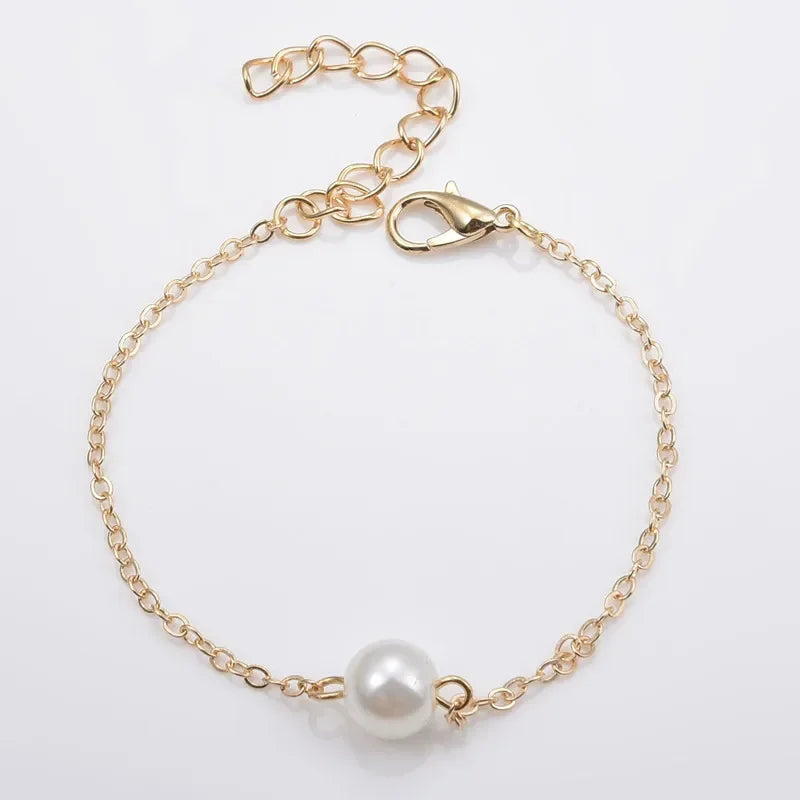 Single Pearl Bridesmaid Bracelet