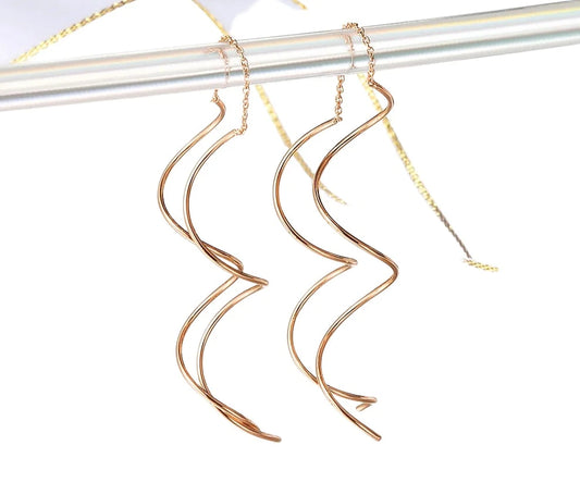 Simple Spiral Earrings