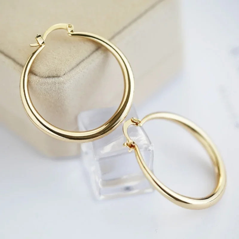 Simple Party Hoop Earrings