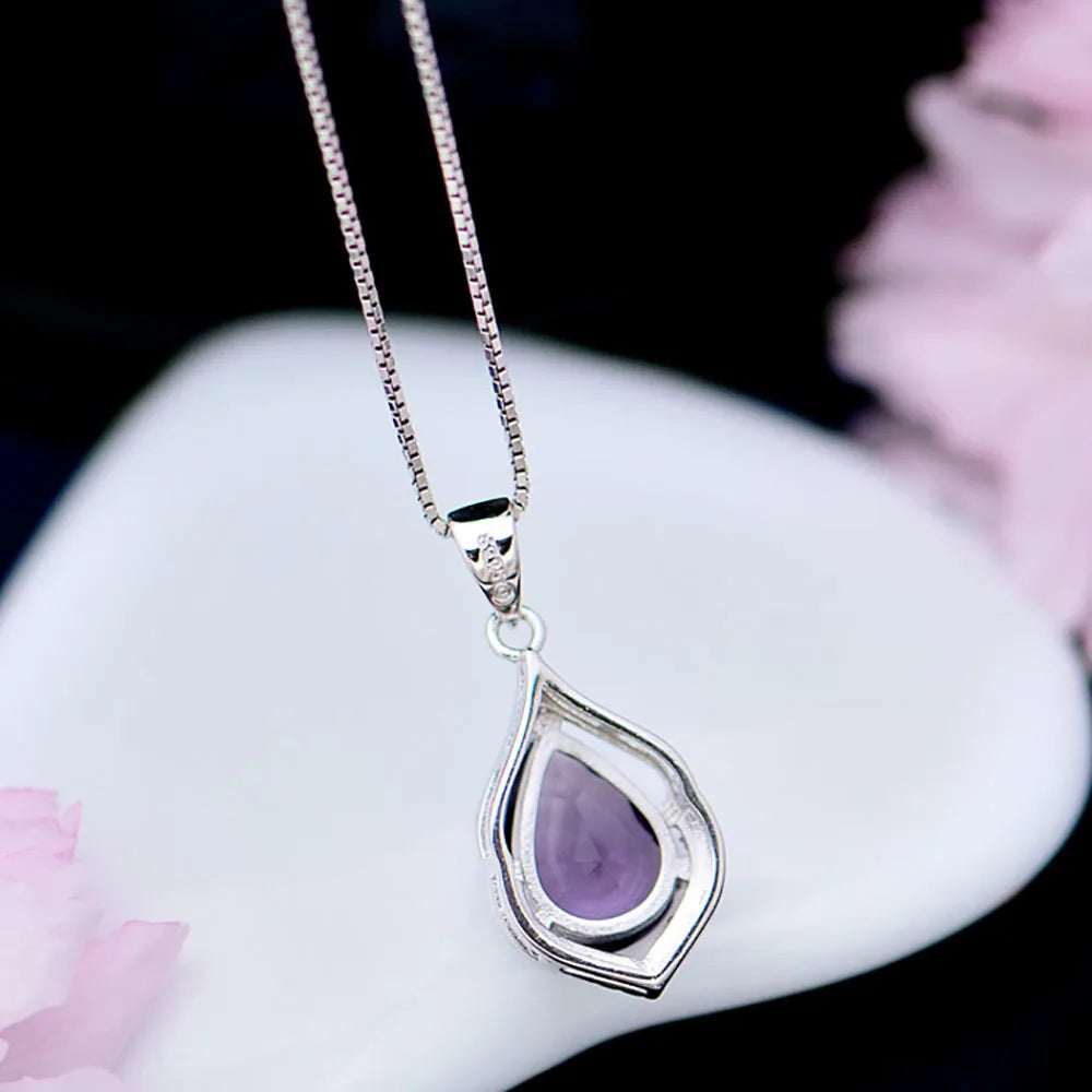 Amethyst Aura Pendant