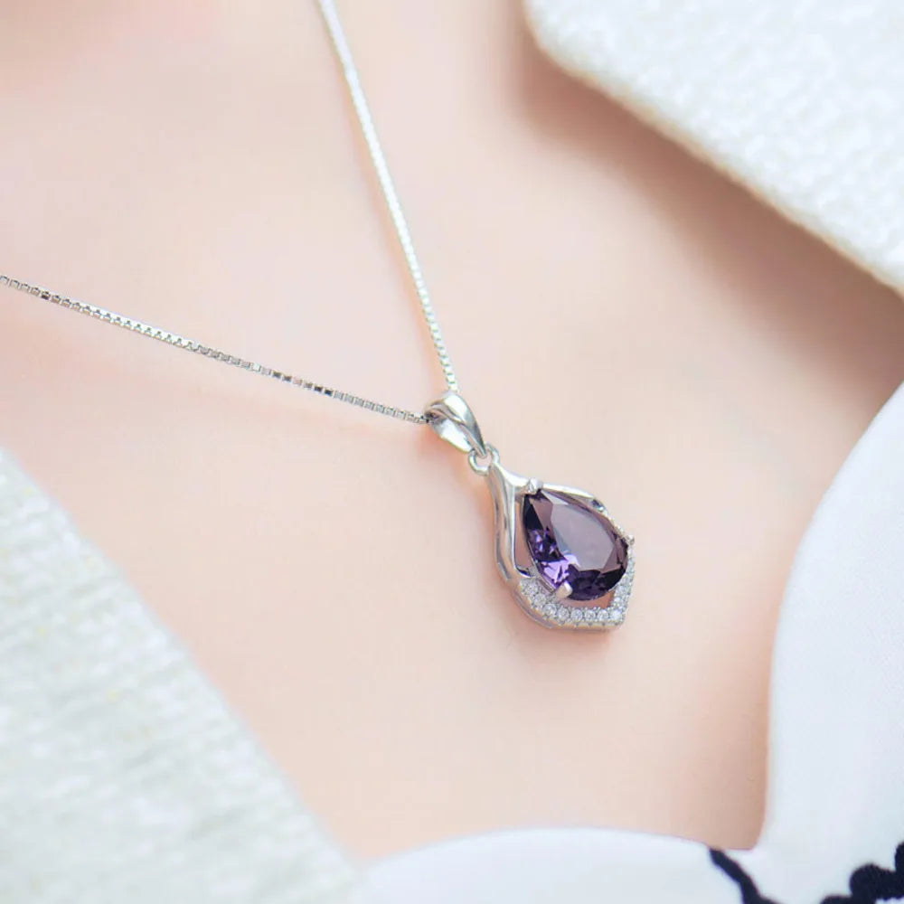 Amethyst Aura Pendant